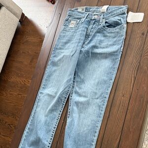 Cinch white label relaxed mid rise straight leg jeans